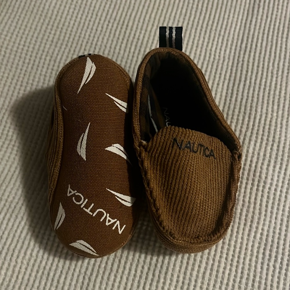 Baby boy Nautica moccasins